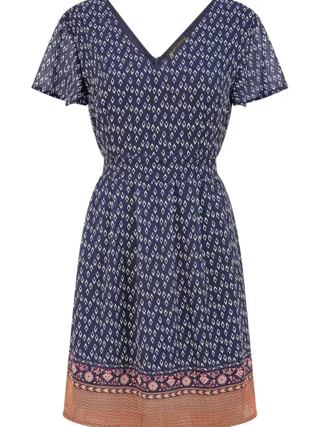 Mela London Rochie bleumarin