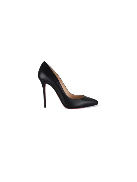 Czółenka Christian Louboutin skórzana czarna