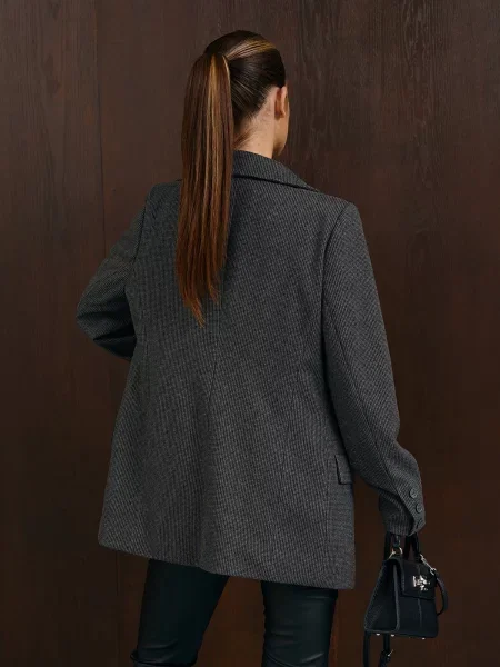 Піджак ISSA Plus кашемір сірий