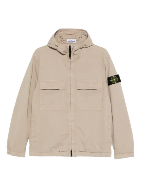 Geacă Stone Island cu glugă cu strasuri