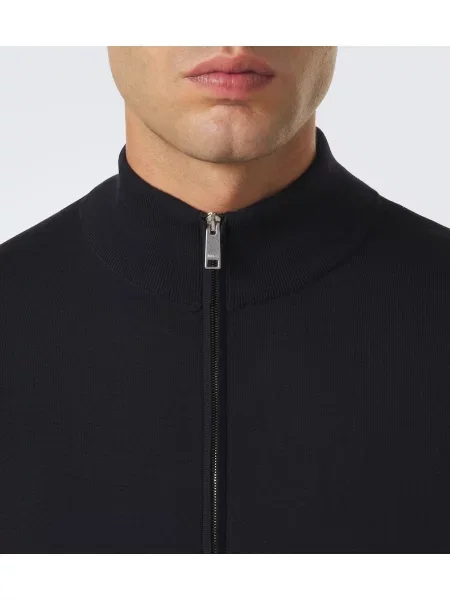 Cardigan Zegna de lână albastru