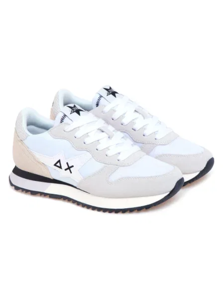 Sneakersy Sun68 zamszowe z logo