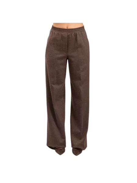 Weekend Max Mara Spodnie Typu Marlena Editta braun brązowe