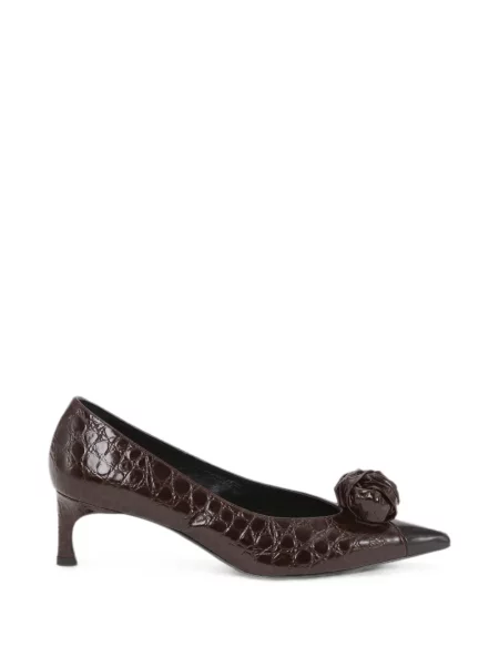 Pantofi cu toc Rotate Birger Christensen din piele maro