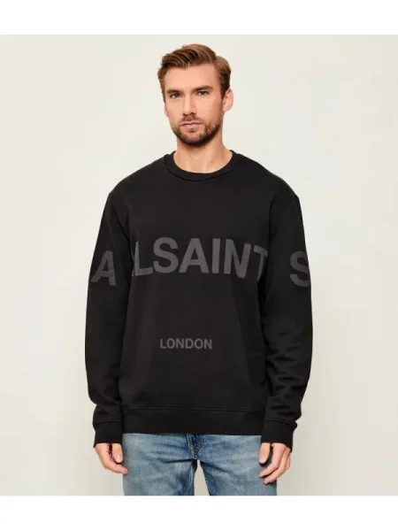 AllSaints Hanorac BIGGY | Relaxed fit negru