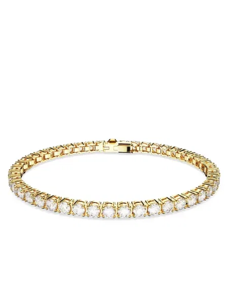 Naszyjnik Swarovski do tenisa żółty