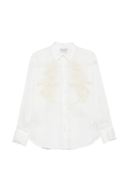 Haftowana koszula Ermanno Firenze biała