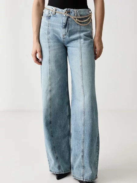 Liu Jo blugi bootcut pentru femei Selected by Gigi Hadid albastru