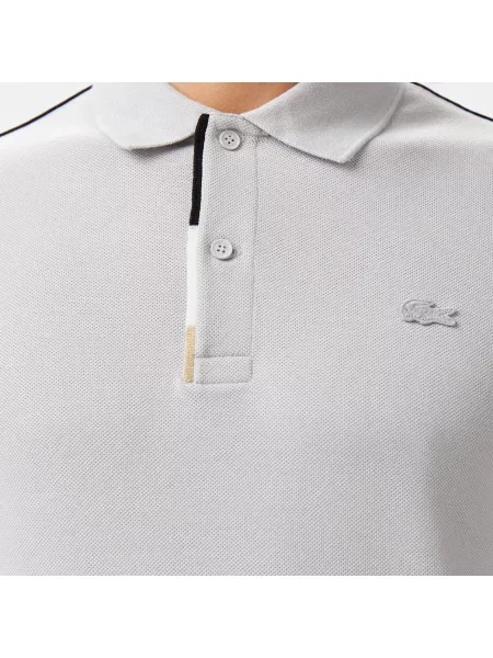 Поло Lacoste серое