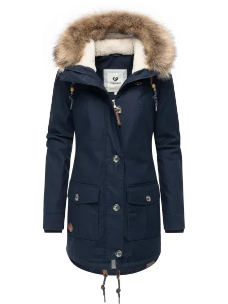 Ragwear Geacă de iarnă Jane bleumarin