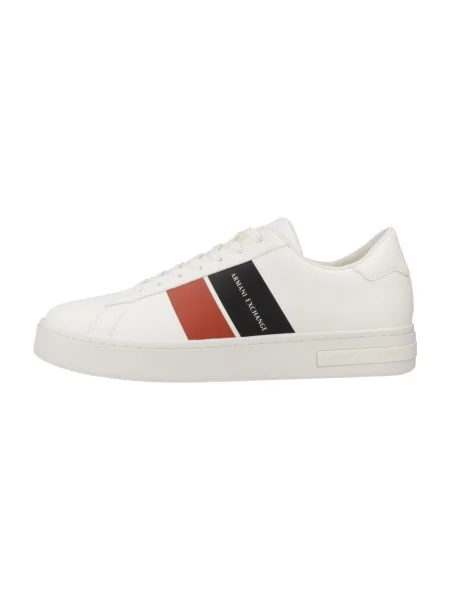 Pantofi Armani Exchange de lână alb
