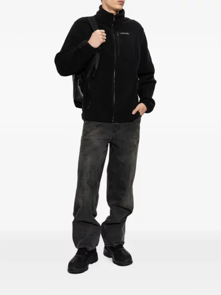 Pulover Canada Goose cu autograf negru
