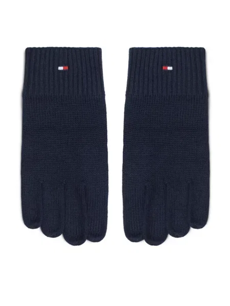 Rękawiczki Tommy Hilfiger granatowe