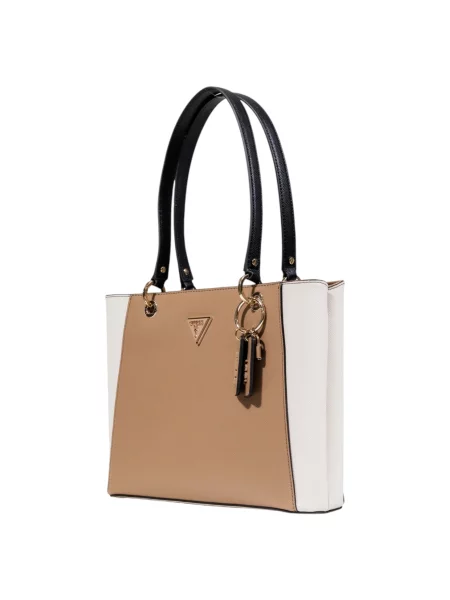 Duża shopperka Guess biała