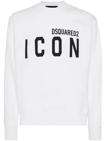 Hanorac Dsquared2 cu imagine alb