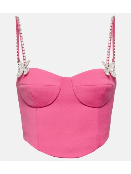 Sutien Area de lână roz