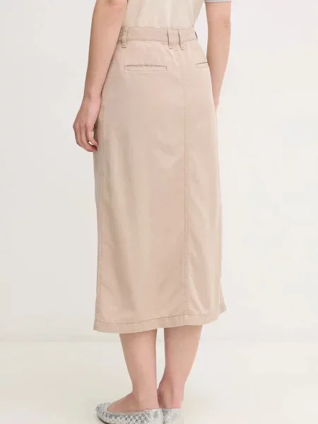 Sukně Tommy Hilfiger mini béžová