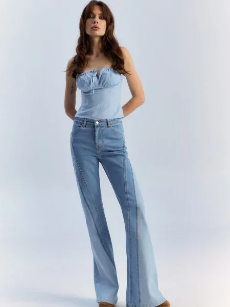 Топ Gepur блакитний