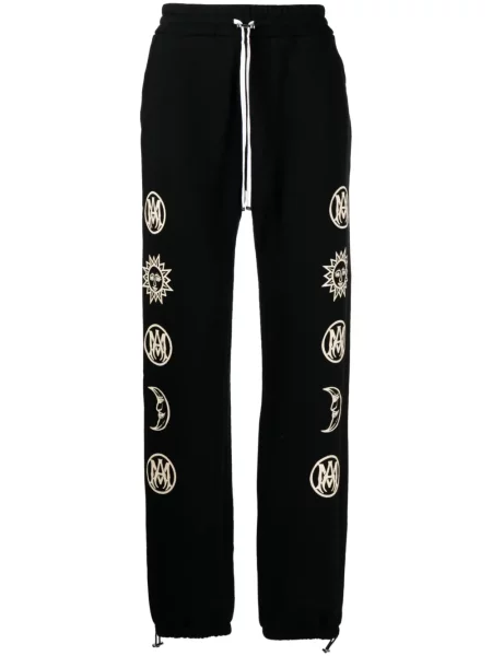 Pantaloni Amiri cu imagine negru