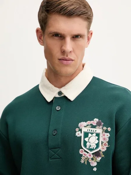 Кофта Emporio Armani з принтом зелений