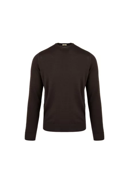 Sweter Filippo De Laurentiis wełniany brązowy