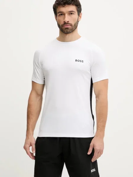 BOSS Green tricou TS_TOC Spin CB uni alb