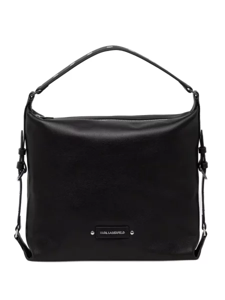 Geantă shopper Karl Lagerfeld cu cataramă negru