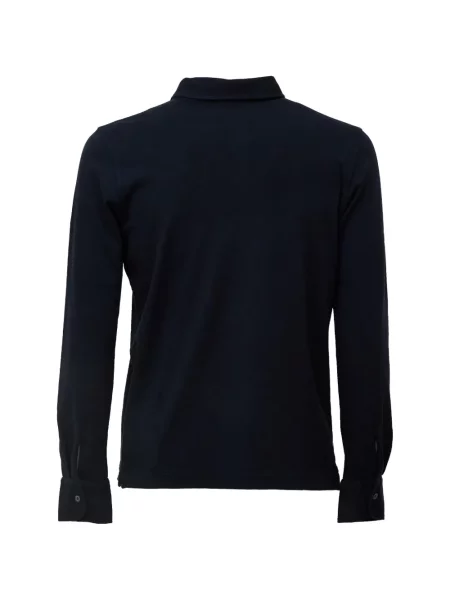 Lung tricou polo Zanone albastru
