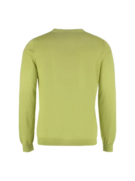 Jedwabny sweter The (alphabet) zielony