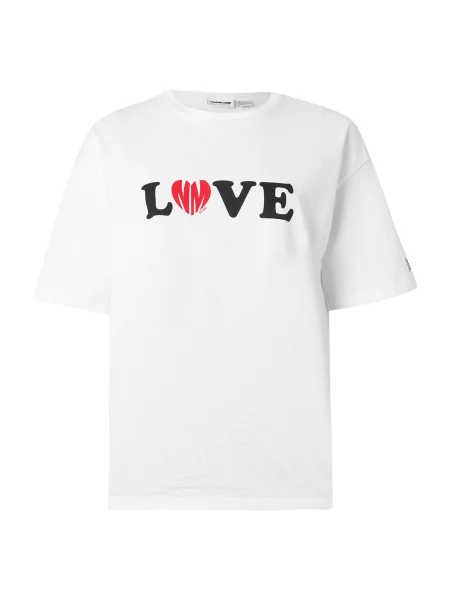 Noisy may Tricou NMKARLA roșu / negru alb