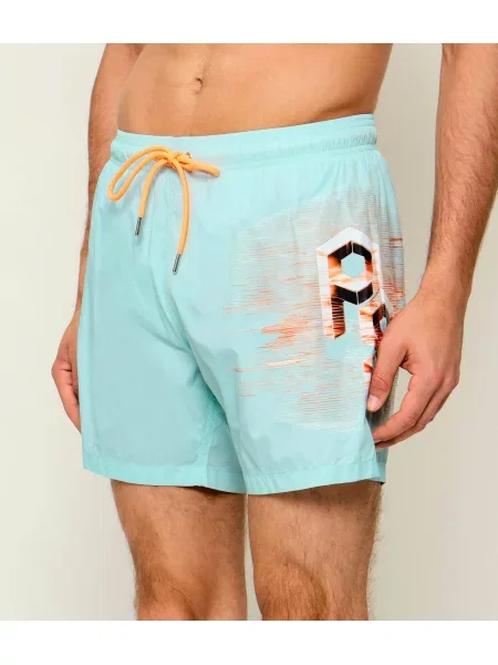 Pantaloni scurți de sport Plein Sport albastru