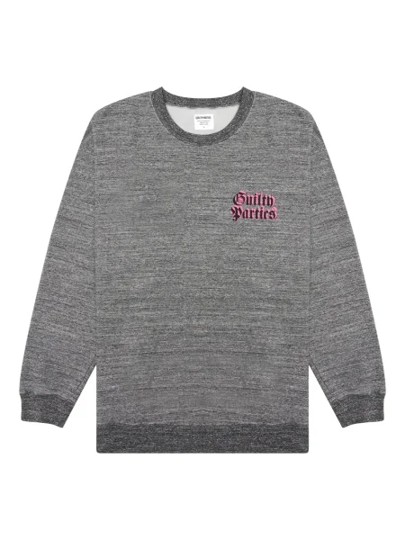 Hanorac crewneck Wacko Maria cu imagine gri