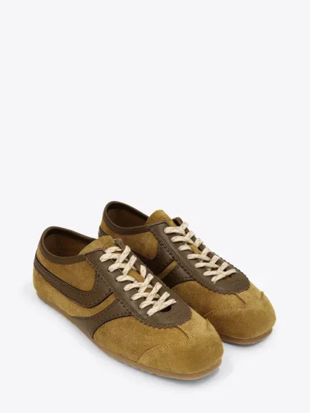 Sneakers Dries Van Noten σουέντ καφέ