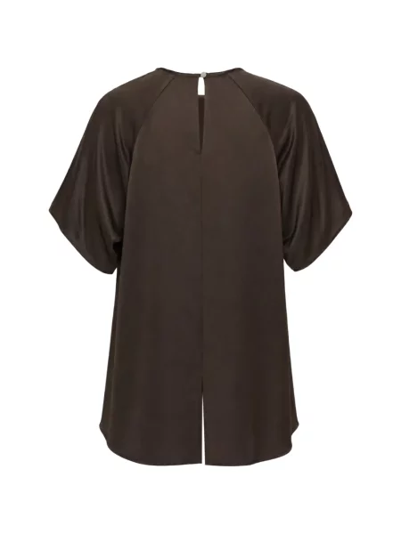 Top Lee Mathews din satin maro