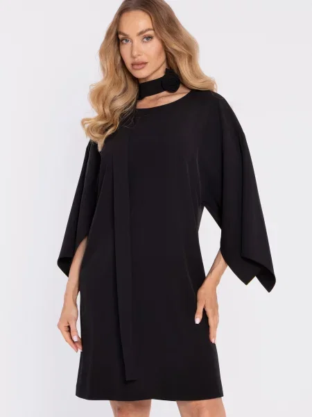 Cu centură rochie Made Of Emotion negru