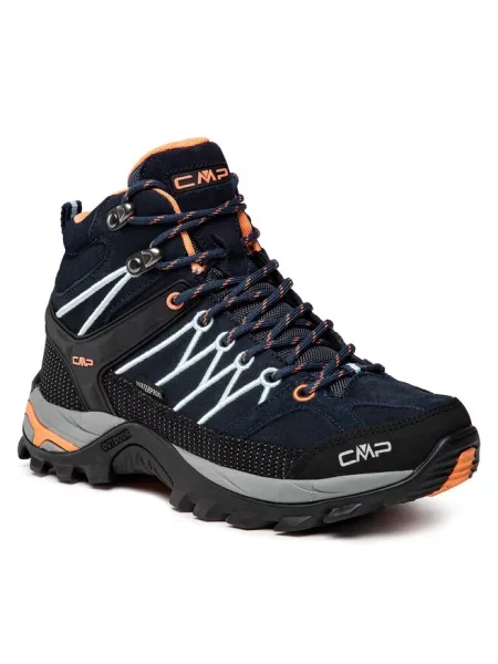 Трекінгові черевики CMP Rigel Mid Wmn Trekking Shoes Wp B. Blue/Giada/Peach сині