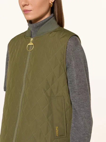 Barbour Kamizelka Pikowana Roeburn gruen zielona