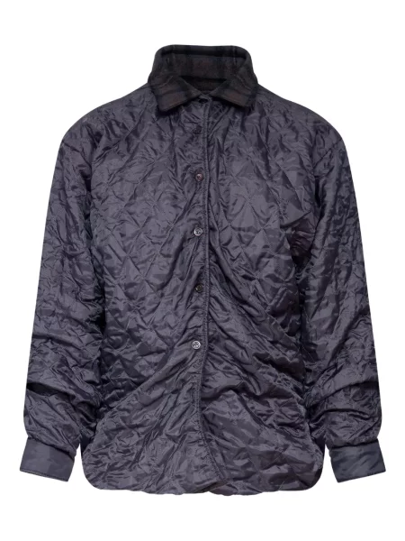 Geacă Maison Margiela în carouri gri