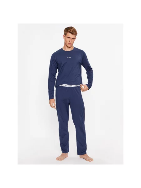 Guess Πιτζάμα Regular Fit μπλε