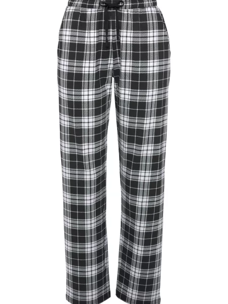 VIVANCE Pantaloni de pijama negru alb