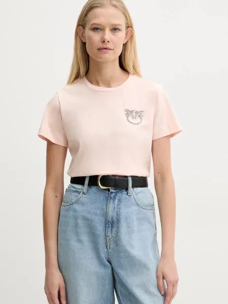 Тениска Pinko бежово