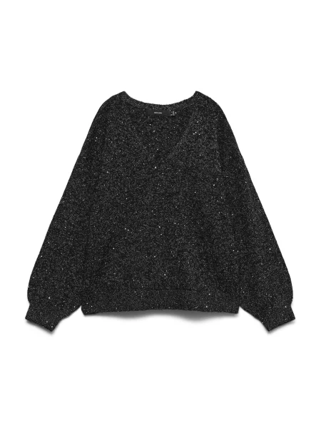 VERO MODA Pulover VMDEMI amestecat negru