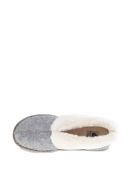 Garnitură de blană sandale Clarks Originals cu blană gri