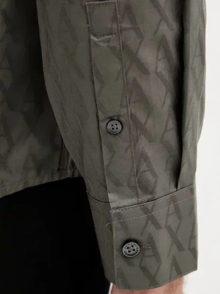 Armani Exchange férfi Ing zöld