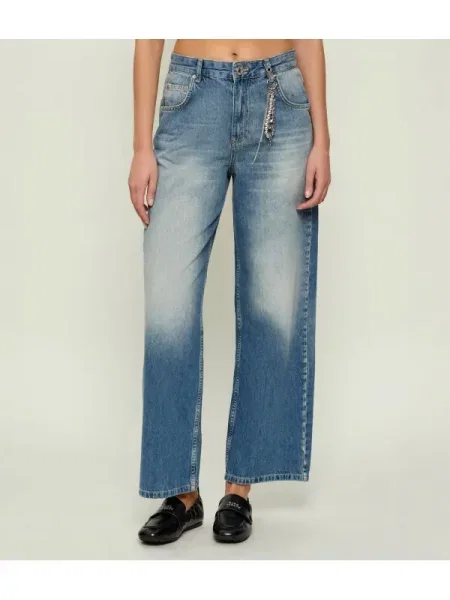 Gaëlle Paris Blugi | Boyfriend fit albastru