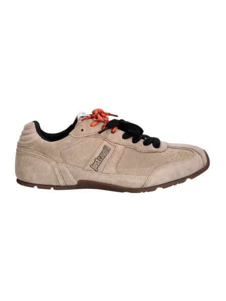 Just Cavalli sneakersy zamszowe beżowe