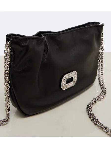 Geantă Roger Vivier din piele negru