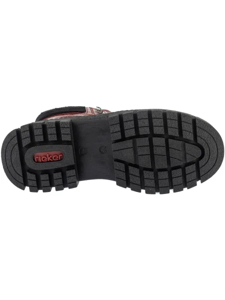Botine Rieker cu șireturi negru