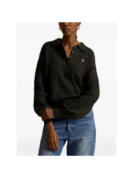 Sweter Polo Ralph Lauren wełniany zielony