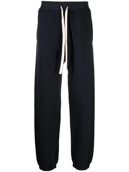 Pantaloni Jil Sander alergare cu cordon albastru